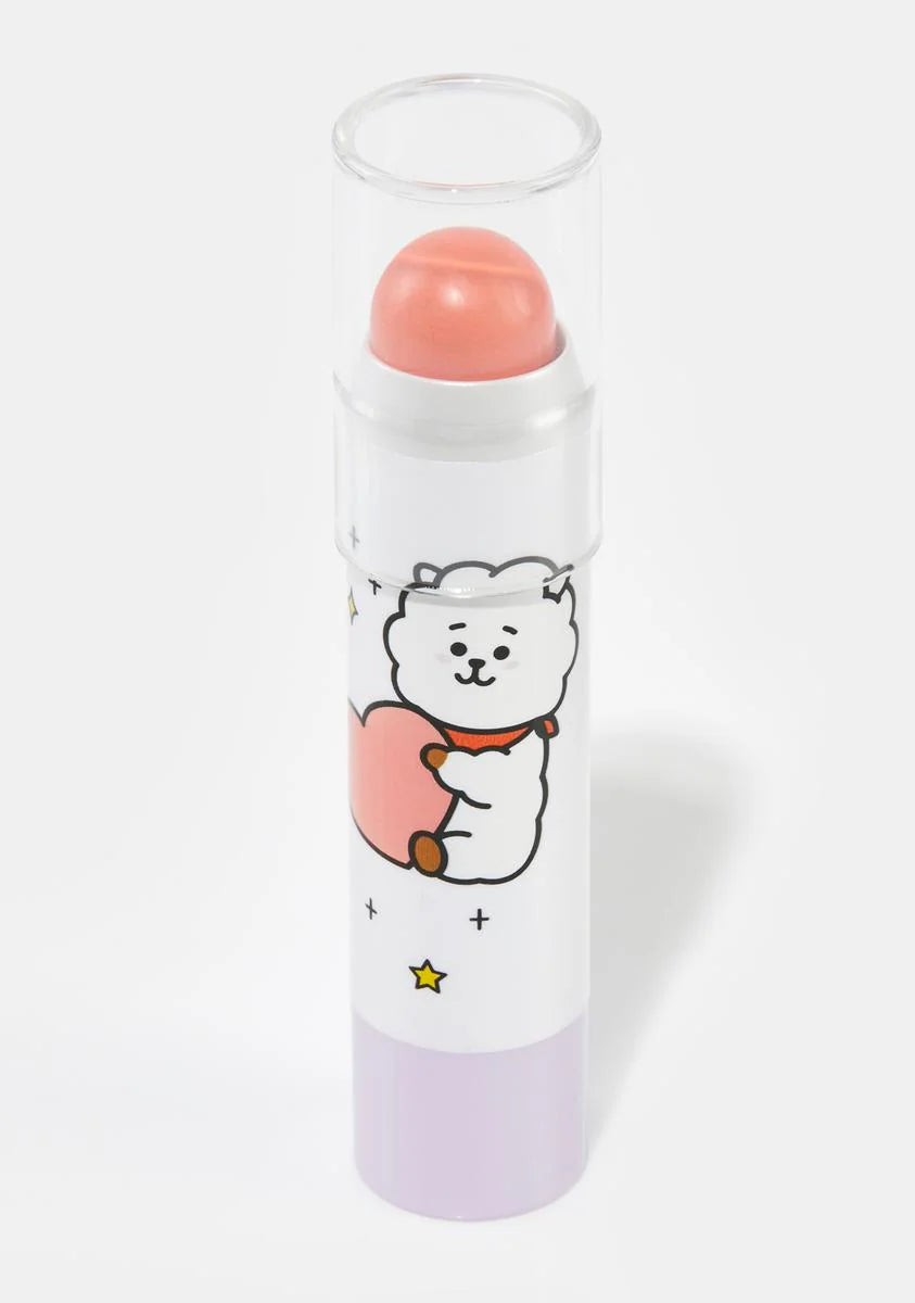 X BT21 Peach Lip And Cheek Stick