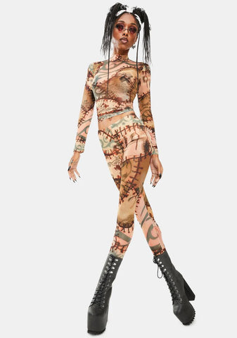 Under Your Skin Mesh Top