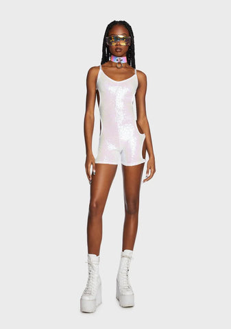 I Bodied That Sequin Romper