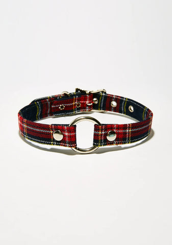 Junior Dropout Plaid Choker