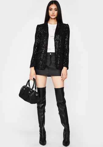 VIP Entrance Sequin Blazer