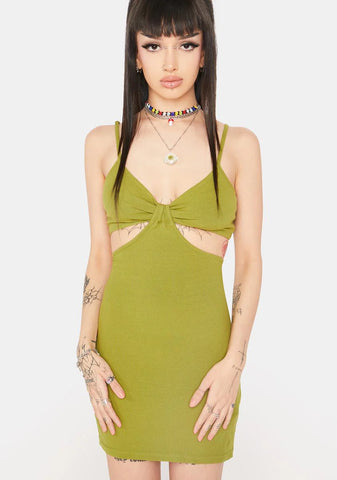 Avocado Mini Dress