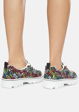 x JGoldcrown Hashtag Love Roadies Sneakers