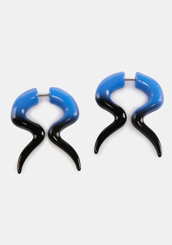 I Rise Faux Plug Earrings