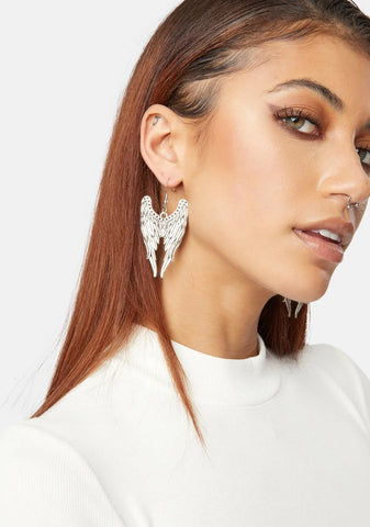 Hardcore Angel Drop Earrings