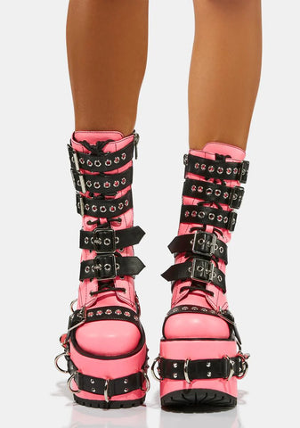 Sweet Hell Raiders Wedge Boots