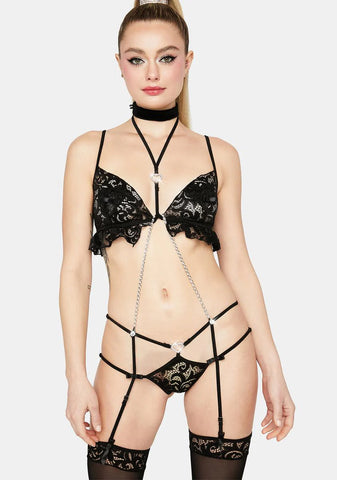 Double Tap Lace Lingerie Set