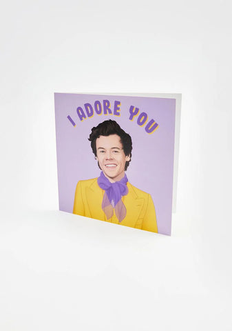 Harry I Adore You Card
