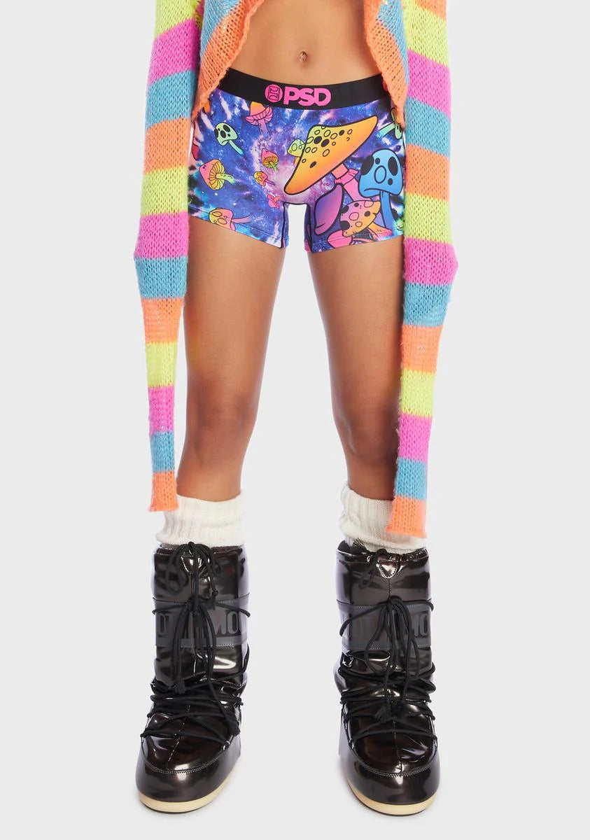 Space Shrooms Boy Shorts