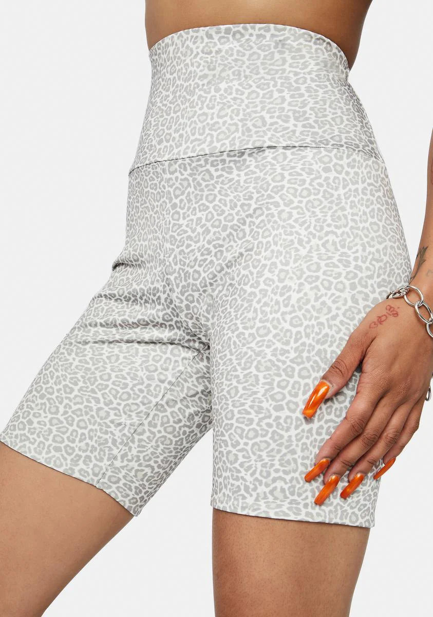 Femme Leopard Lawson Biker Shorts