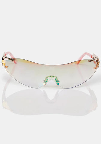 Pink Lzr Speqz Shield Sunglasses