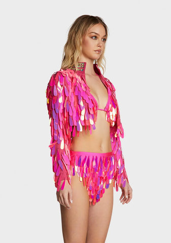 Pink Angel Dust Sequin Jacket