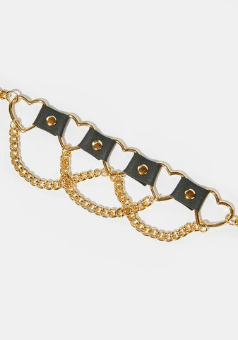 Onto You Heart Choker