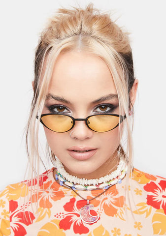 Yellow Kat Sunglasses