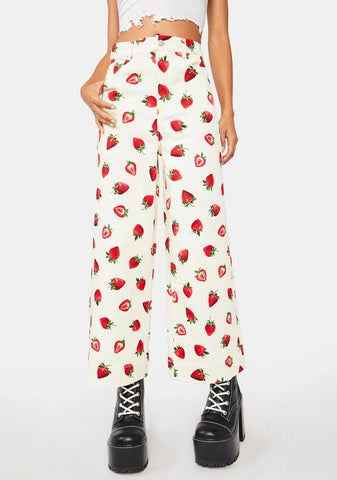 Strawberry Drill Pants