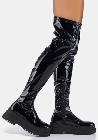 Patent Disclosure Knee High Boots