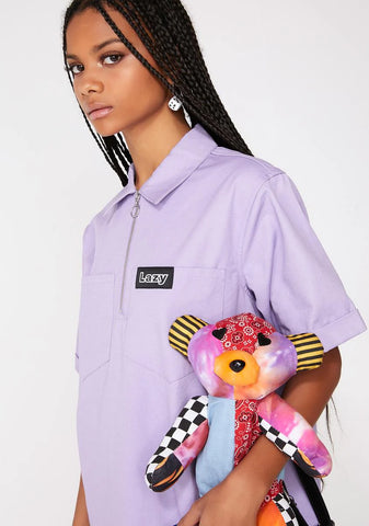 Lazy Face Shirt Dress