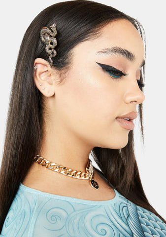 Won Me Over Snake Hair Comb