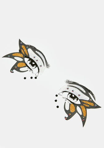 Monarchs Of Wonderland Butterfly Eye Decorations
