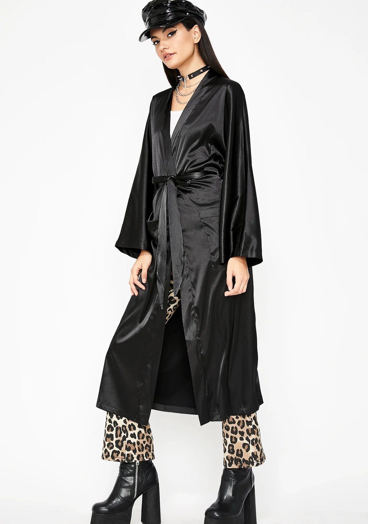 Playgrl Satin Kimono