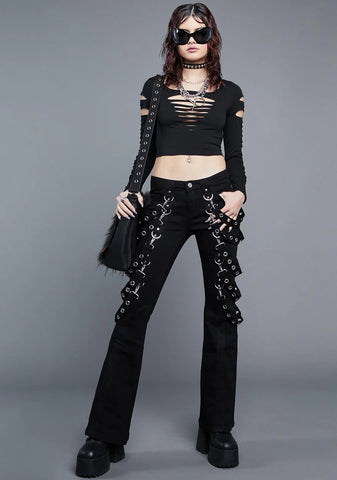 New Skin Shredded Crop Top