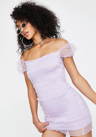 Lilac Lenira Mini Dress