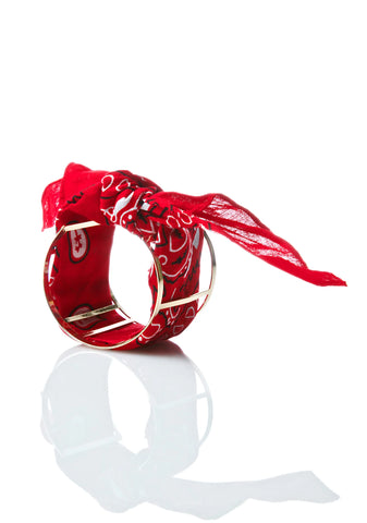 Fiery Throwdown Bandana Cuff