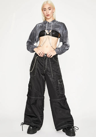Yank Your Chain Cropped Hoodie