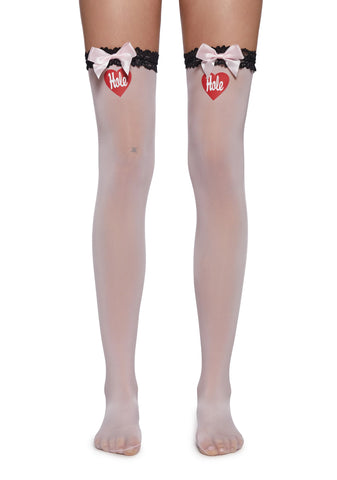 Doll Heart Thigh Highs