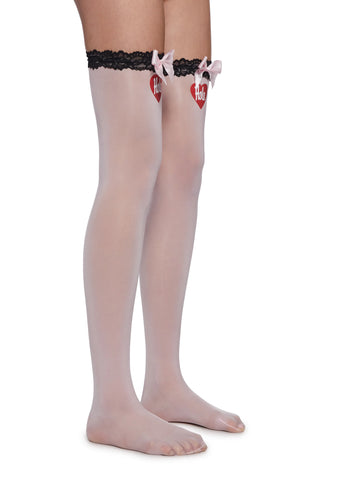 Doll Heart Thigh Highs