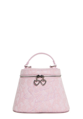 Sorry Not Sorry Crossbody Bag - Pink