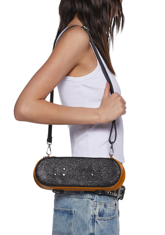 Kickflip Skateboard Crossbody Bag - Purple