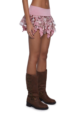 Enchanting Glitz Mini Skirt