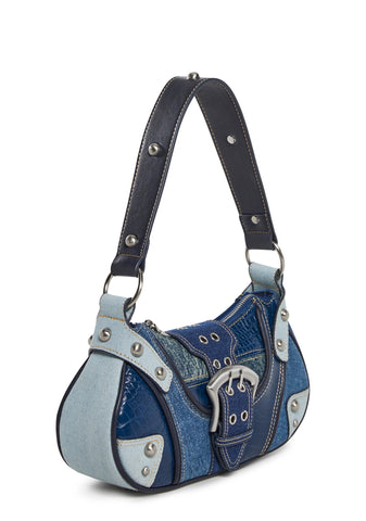 Savage Ways Denim Shoulder Bag