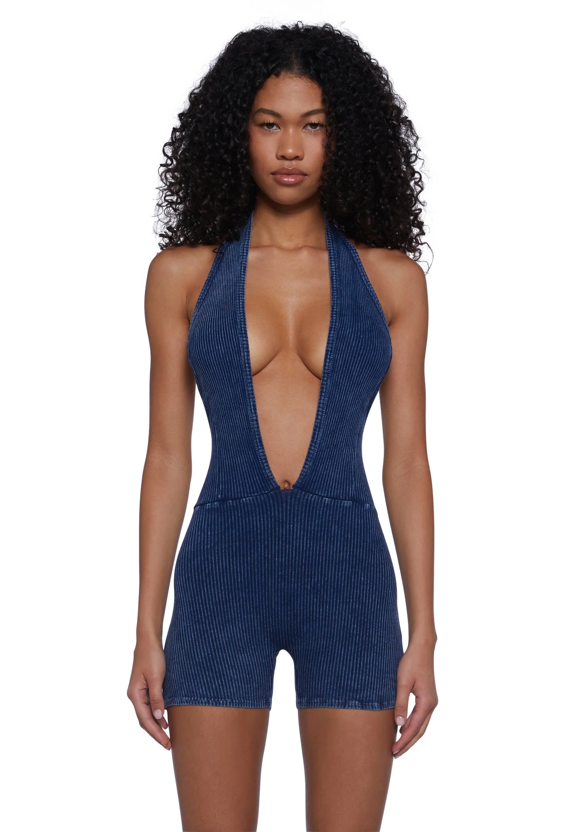 BPM Romance V-Cut Romper