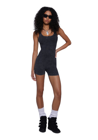 Tech Sweat Knit Romper