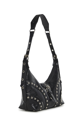 Envy Studded Shoulder Bag