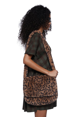 Unabashed Looks Leopard Shoulder Bag