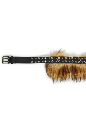 Total Party Faux Fur Belt