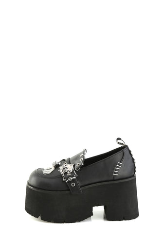 Ashes-38 Platform Loafers