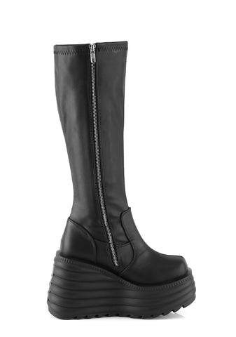 Morte-300 Platform Stretch Knee High Boots