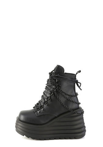 Morte-65 Platform Ankle Boots
