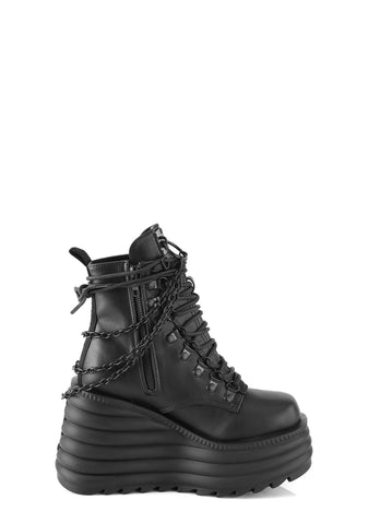 Morte-65 Platform Ankle Boots