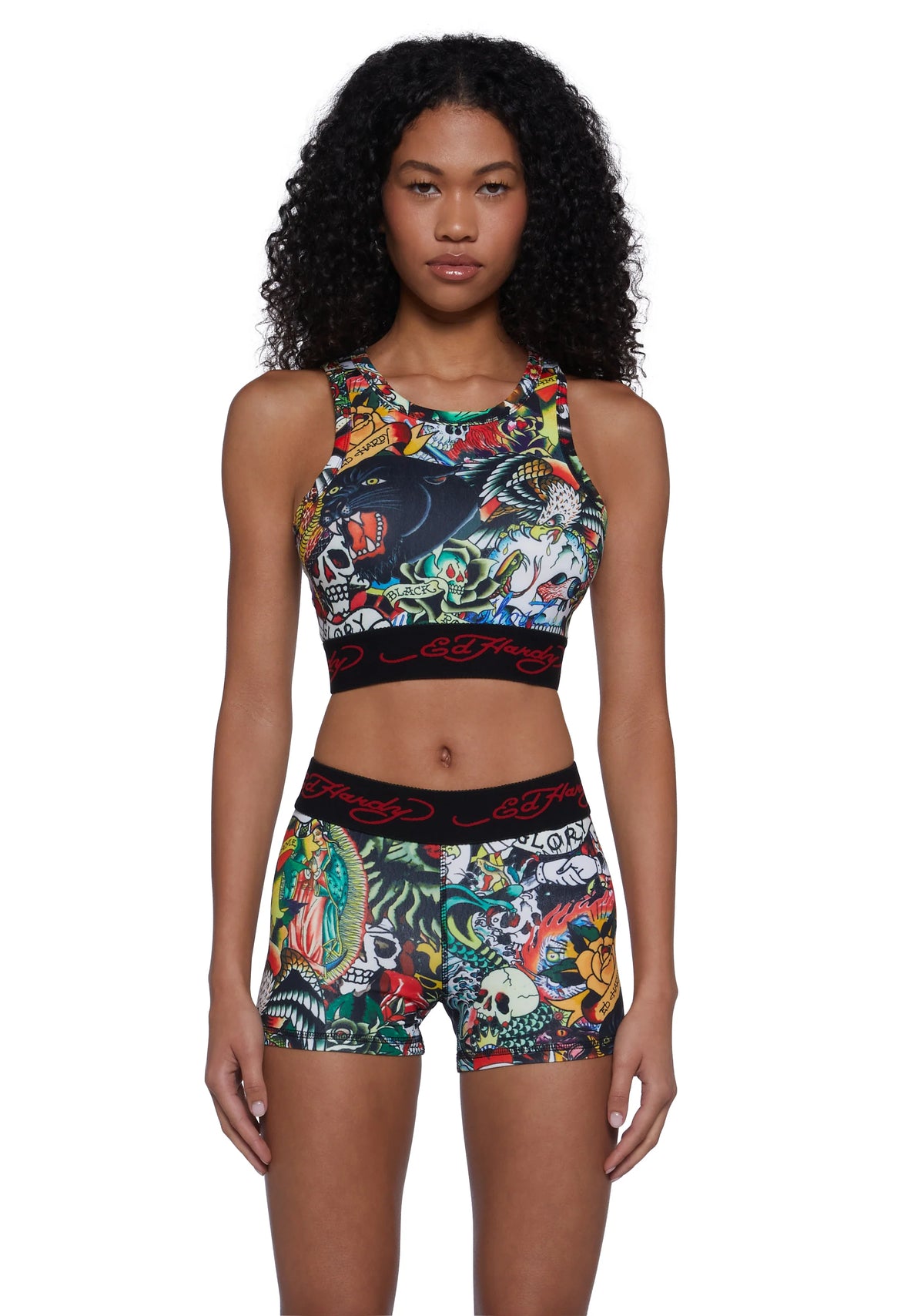 Tattoo Collage Sports Tank Top