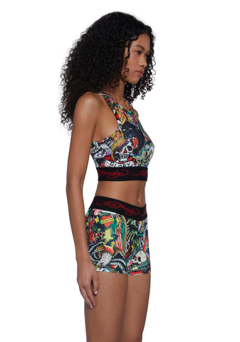 Tattoo Collage Sports Tank Top