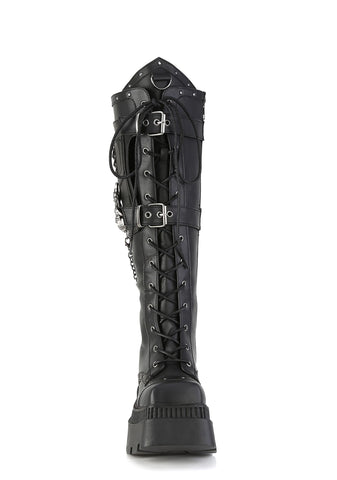 Wrath-205 Platform Knee High Boots