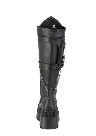 Wrath-205 Platform Knee High Boots