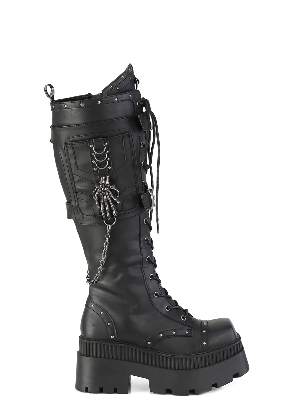 Wrath-205 Platform Knee High Boots