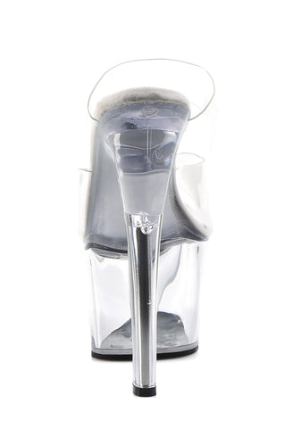 Sky-302 Platform Two-Band Slides-Clear