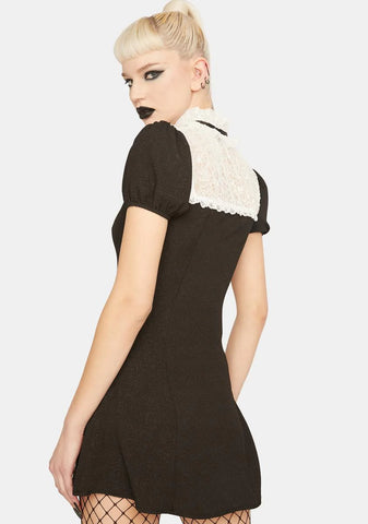 Collar Mini Dress